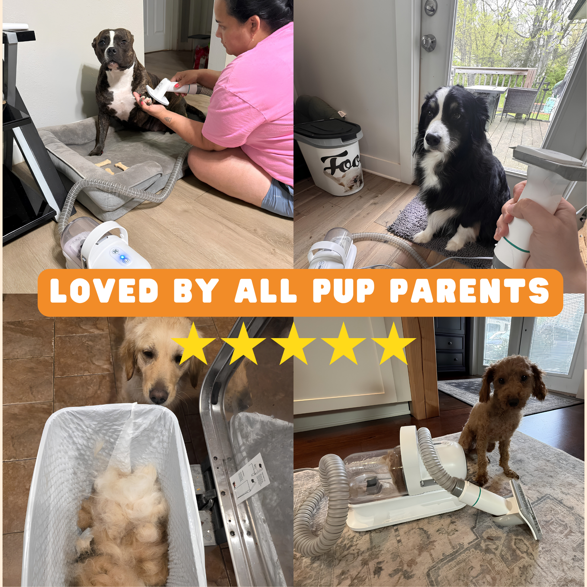 PupVac Pro™ 7-in-1 Grooming Kit