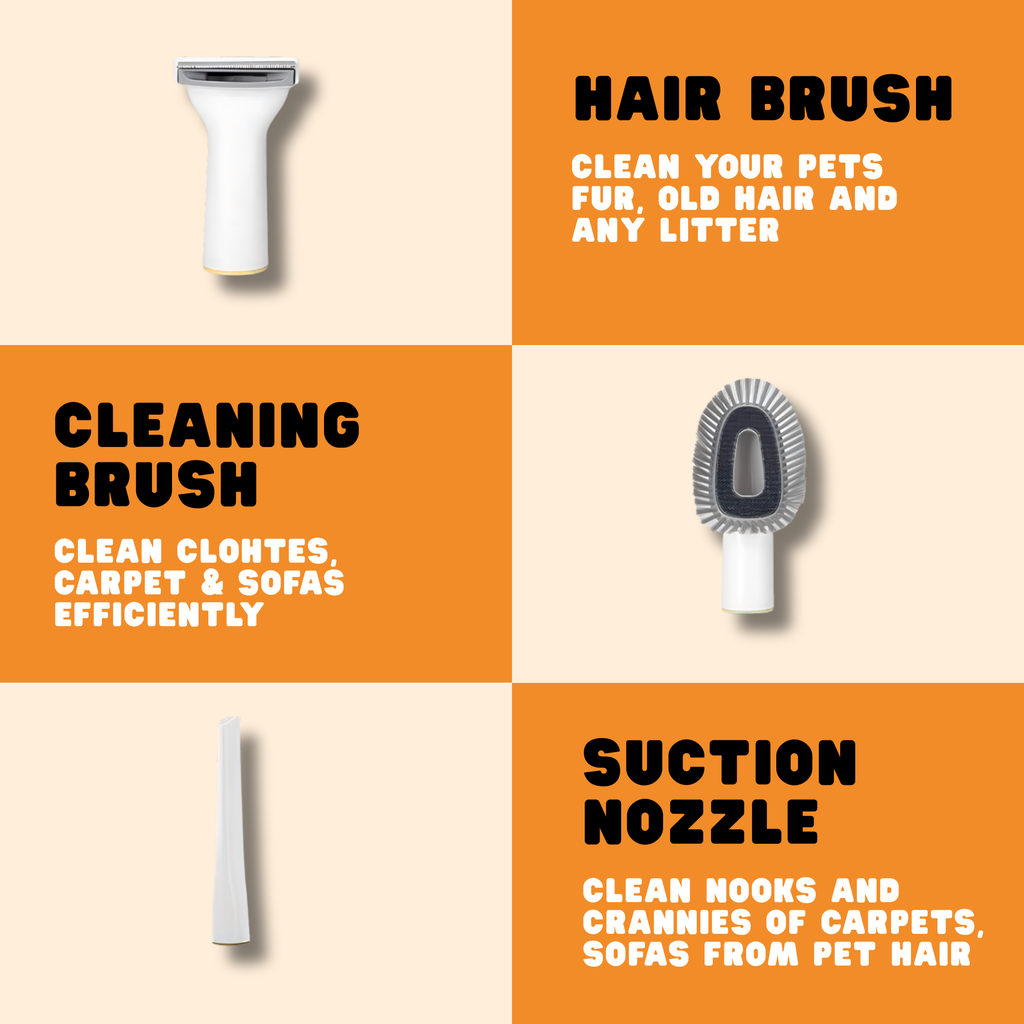 PupVac Pro™ 7-in-1 Grooming Kit