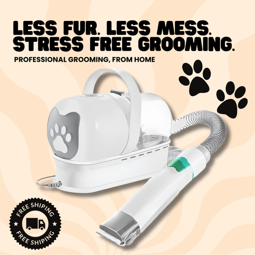 PupVac Pro™ 7-in-1 Grooming Kit